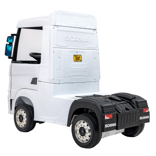 Ciężarówka TIR na akumulator Scania R-SERIE Biały HL698